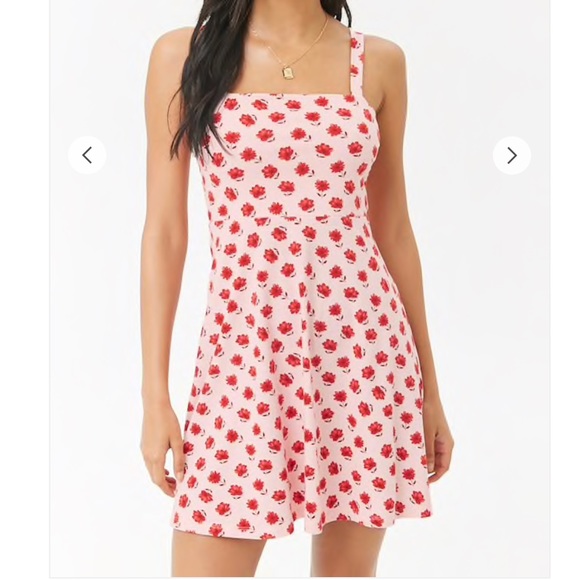 Forever 21 Dresses & Skirts - 🌼Forever 21 Red Pink Floral Dress